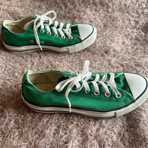 Converse Kelly Green Low-Top Shoes - Sz7 - Picture 5 of 8